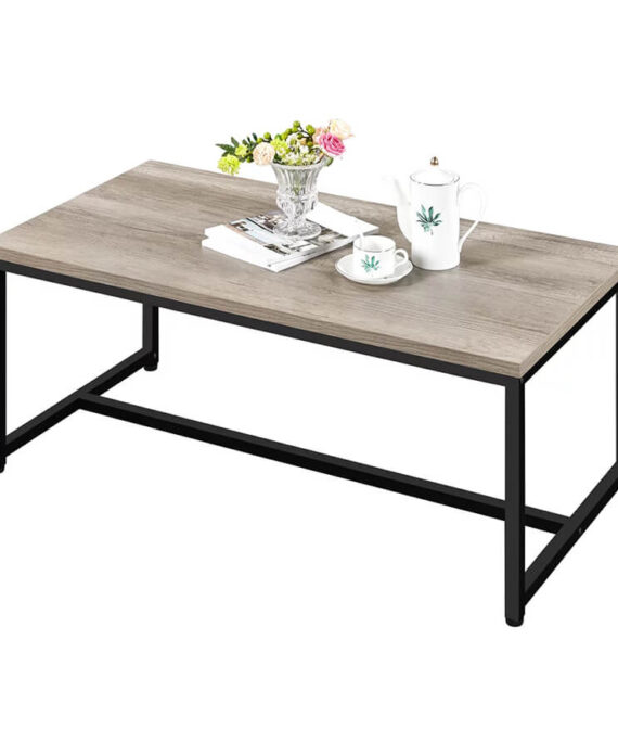 Modern Industrial Coffee Table Metal Frame